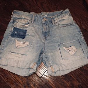 old navy boyfriend jean shorts